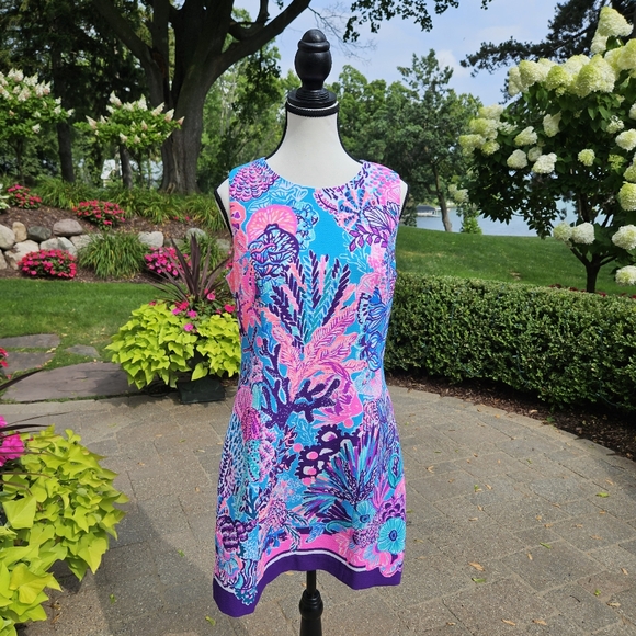 NEW Lilly Pulitzer 🌴 Stunning!! Milan Shift Dress - Picture 4 of 16